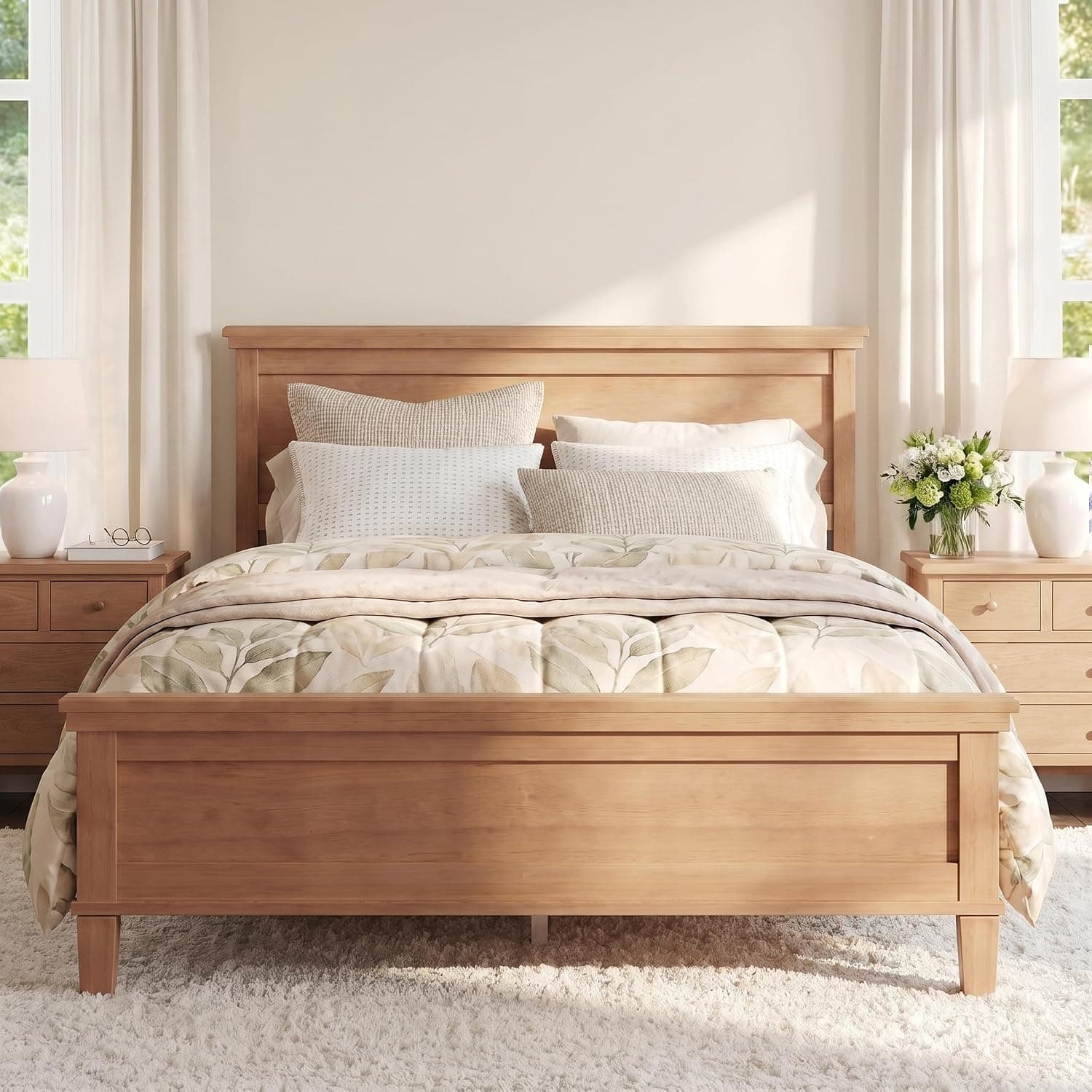 Merax Wood Platform Bed Frame with Headboard, an Amazon alternative