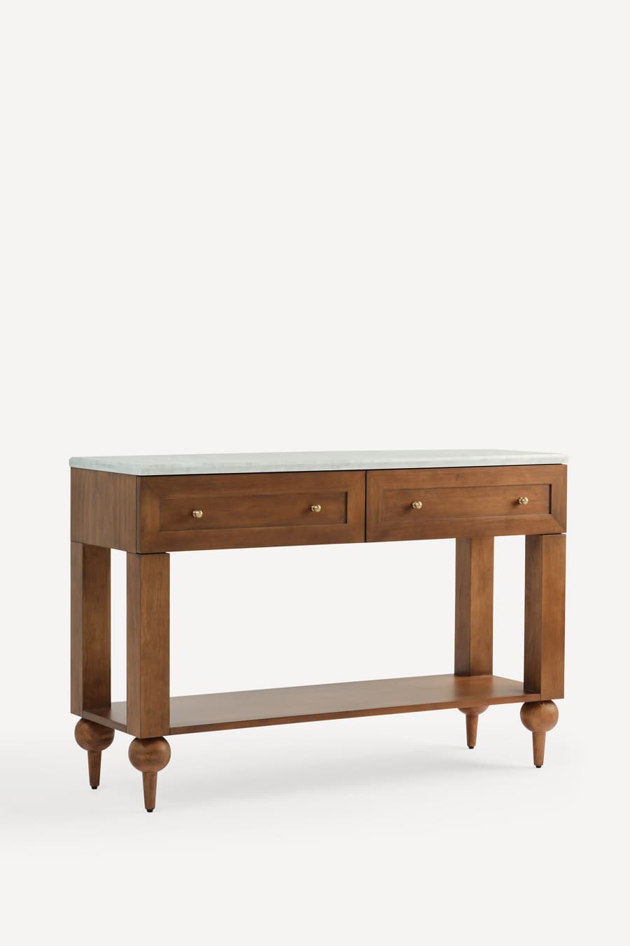 Fern Marble Top Console — Tobacco by Anthropologie